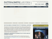 Tablet Screenshot of pattislawfirm.com
